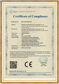 CE認(rèn)證 蓄電池